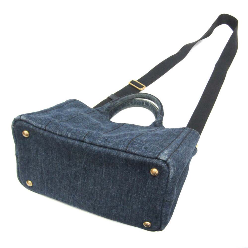 Prada Canapa Convertible Tote Denim #251111P71B - Picture 2 of 9